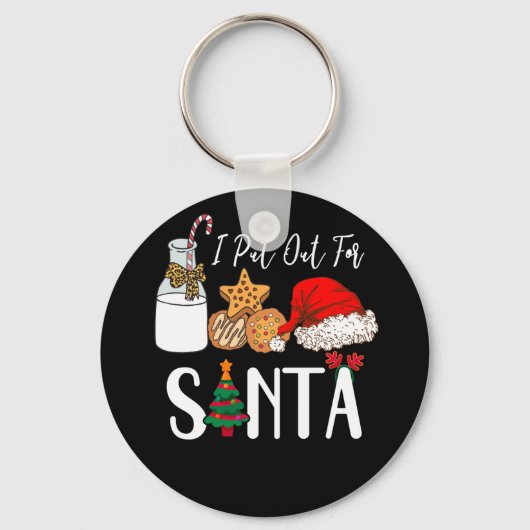 Melkkoekjes die ik voor de kerstman heb uitgedeeld sleutelhanger (Voorkant)