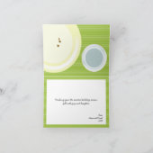 Melkkoekjes en zoete groene strepen feestdagen kaart (Binnen)