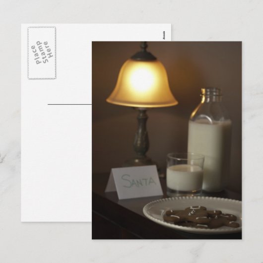 Melkkoekjes Santa Claus Feestdagenkaart (Voorkant / Achterkant)