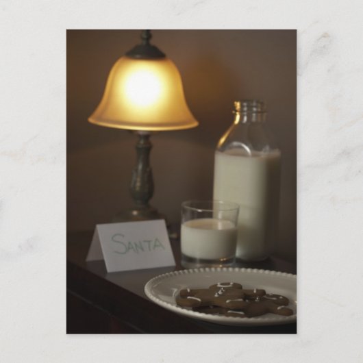 Melkkoekjes Santa Claus Feestdagenkaart (Voorkant)