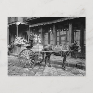 Melkleveringswagen, 1903 briefkaart