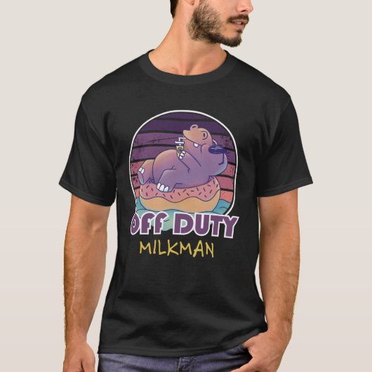 Melkman Buiten Dienst Collega T-shirt (Voorkant)