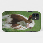 Melkmelk Koe op het Boerderij Case-Mate iPhone Case (Achterkant (horizontaal))