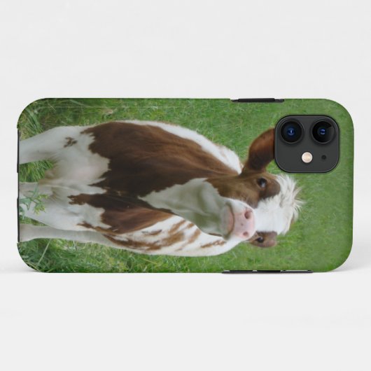 Melkmelk Koe op het Boerderij Case-Mate iPhone Case (Achterkant (horizontaal))