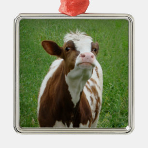 Melkmelk Koe op het Boerderij Metalen Ornament