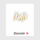 Melkopslag Sticker (Vel)