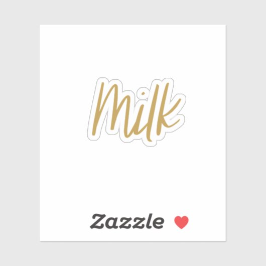 Melkopslag Sticker (Vel)