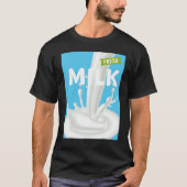 Melkparen Kostumes Melk en koekjes granen T-shirt (Voorkant)