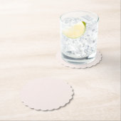 melkroze vaste stof kartonnen onderzetters (Insitu)