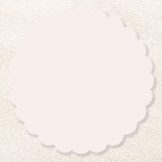 melkroze vaste stof kartonnen onderzetters (Voorkant)
