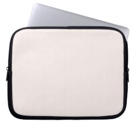 melkroze vaste stof laptop sleeve
