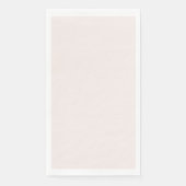 melkroze vaste stof servet (Voorkant)