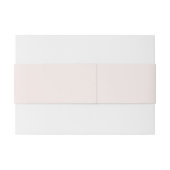 melkroze vaste stof uitnodigingen wikkel (Achterkant Voorbeeld)