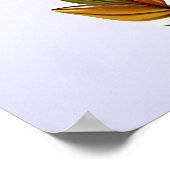 Melkschedel, gouden bril, pet | AI Art. Poster (Hoek)