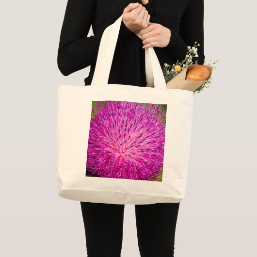 Melkschroefdop Grote Tote Bag (Voorkant (product))