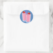 Melkschudden voor twee Stickers (Tas)