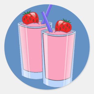 Melkschudden voor twee Stickers