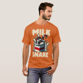Melkslang Op Melk Dier vrienden T-shirt (Voorkant volledig)