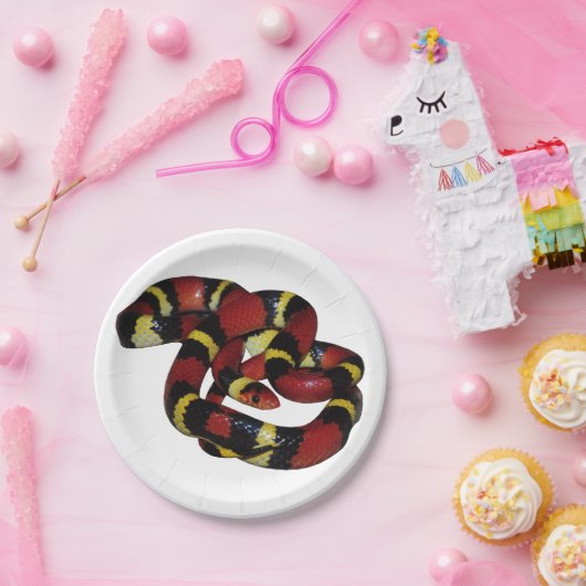 Melkslang Papieren Bordje (Feest)