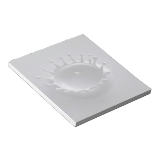 Melkspil Notitieblok (Schuin)