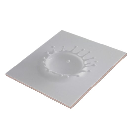 Melkspil Tegeltje (Zijkant)