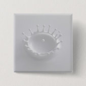Melkspil Vierkante Button 5,1 Cm (Voorkant)