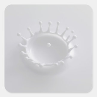 Melkspil Vierkante Sticker