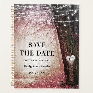 Melksprookjesroze bosroze bewaart de datum planner