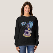 Melksuiker Mok Butterfly Tea Pot Witch Magi Trui (Voorkant volledig)