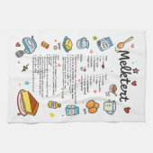 Melktaart recept handdoek Afrikaans (Horizontaal)