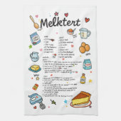 Melktaart recept handdoek Afrikaans (Verticaal)