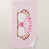 MELKTERT Afrikaanse Boeremeisie Strandlaken (Voorkant)