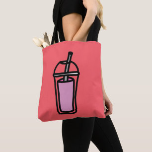 Melkthee Bubble Tea schattige teen drink Tote Bag