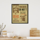 Melktruckers Poster (Keuken)