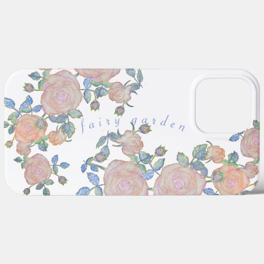 Melktuinelegant van rozen bloemklasse Case-Mate iPhone case (Achterkant (horizontaal))