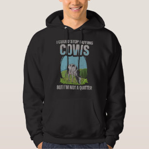 Melkveehouderijprijsopgave voor Koe voor een Koe Hoodie