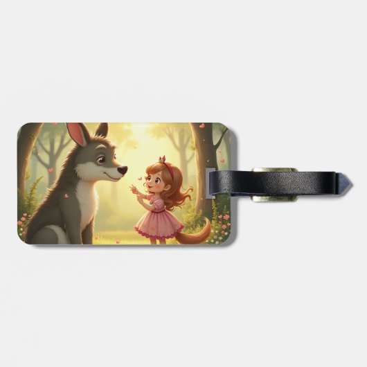 Melkverhaal Bagagelabel (Achterkant horizontaal)