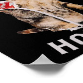 Melkvet voor de huizen poster (Hoek)