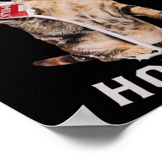 Melkvet voor de huizen poster (Hoek)