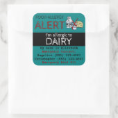 Melkvoedsel Alert Sticker Blauwgroen (Tas)