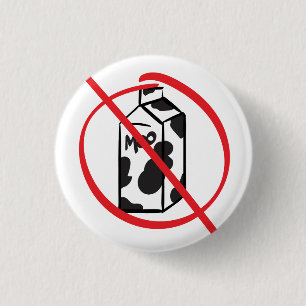 Melkvrij — allergie/intolerantie ronde button 3,2 cm