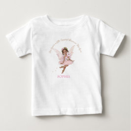 Melkvrije rugleuning roze, donkerder Baby T-shirt