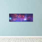 Melkweg, Astronomie Print, NASA, Space, Hubble Canvas Afdruk (Insitu (Houten vloer))