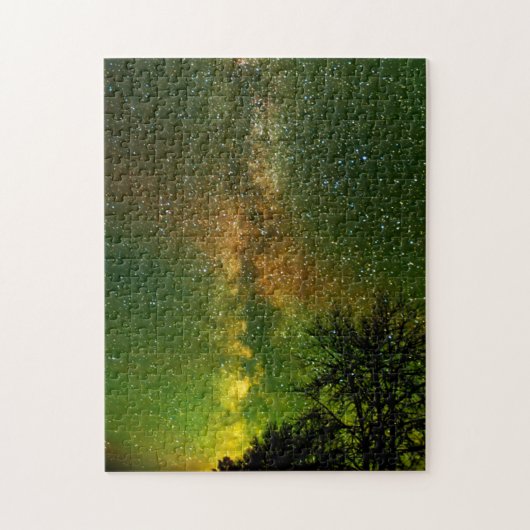 Melkweg & Aurora Borealis | Ontario Canada Legpuzzel (Verticaal)