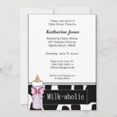 Melkweg Babymeisjes Uitnodiging (Voorkant)