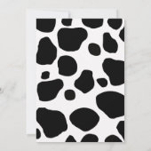 Melkweg Babymeisjes Uitnodiging (Achterkant)