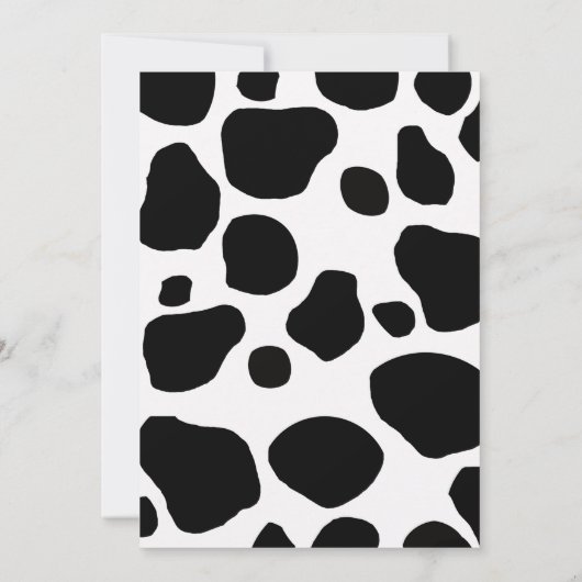 Melkweg Babymeisjes Uitnodiging (Achterkant)