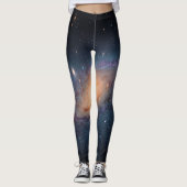 Melkweg bedrukte Leggings (Voorkant)