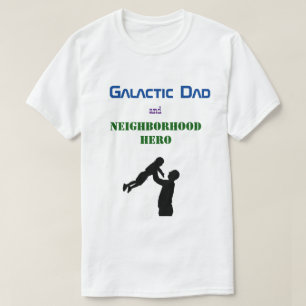 Melkweg Beste Papa Grappig Vaderdag Ruimtecadeau T-shirt