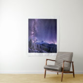 Melkweg boven Mount Hood Oregon Tapestry Wandkleed (In situ)